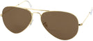 Aviator Arista Crystal Ray-Ban 3025 Aviator Bifocal Reading Sunglasses View #1