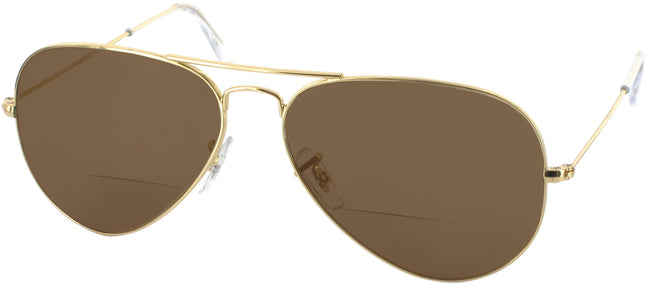 Aviator Arista Crystal Ray-Ban 3025L Bifocal Reading Sunglasses View #1