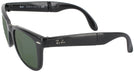 Wayfarer Black Crystal Ray-Ban 4105 Progressive No Line Reading Sunglasses View #3