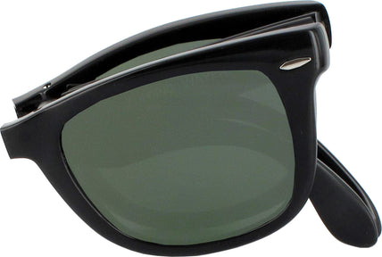 Wayfarer Black Crystal Ray-Ban 4105 Progressive No Line Reading Sunglasses View #1