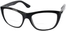 Rectangle Black Crystal Ray-Ban 4154 Bifocal View #1