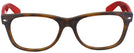 Wayfarer Matte Havana Ray-Ban 2132L Limited Progressive No-Lines View #2