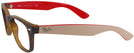 Wayfarer Matte Havana Ray-Ban 2132L Limited Progressive No-Lines View #3