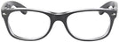 Wayfarer Brushed Gunmetal Ray-Ban 2132 Computer Style Progressive View #2