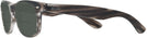 Wayfarer Striped Grey Havana Ray-Ban 2132L Bifocal Reading Sunglasses View #3