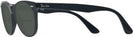 Round Black Ray-Ban 2185V Bifocal Reading Sunglasses View #3
