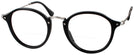 Round Shiny Black Ray-Ban 2447VL Round Fleck Bifocal View #1
