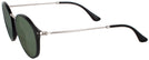 Round Shiny Black Ray-Ban 2447VL Round Fleck Bifocal Reading Sunglasses View #3