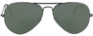 Aviator Gunmetal Crystal Ray-Ban 3025L Progressive No Line Reading Sunglasses View #2