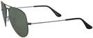 Aviator Gunmetal Crystal Ray-Ban 3025L Progressive No Line Reading Sunglasses View #3