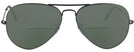 Aviator Gunmetal Crystal Ray-Ban 3025L Bifocal Reading Sunglasses View #2