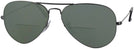 Aviator Gunmetal Crystal Ray-Ban 3025L Bifocal Reading Sunglasses View #1