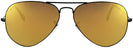 Aviator Black Ray-Ban 3025L Progressive No Line Reading Sunglasses - Polarized with Mirror View #2