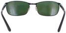 Rectangle Black Ray-Ban 3534 Sunglasses View #4