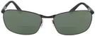 Rectangle Black Ray-Ban 3534 Bifocal Reading Sunglasses View #2
