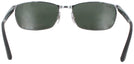 Rectangle Gunmetal Ray-Ban 3534 Sunglasses View #4