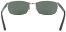 Rectangle Gunmetal Ray-Ban 3534 Progressive No Line Reading Sunglasses View #4