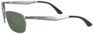 Rectangle Gunmetal Ray-Ban 3534 Bifocal Reading Sunglasses View #3