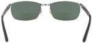 Rectangle Gunmetal Ray-Ban 3534 Bifocal Reading Sunglasses View #4