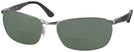 Rectangle Gunmetal Ray-Ban 3534 Bifocal Reading Sunglasses View #1
