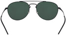 Aviator Black Rubber w/ G15 Green Lens Ray-Ban 3589 Progressive No Line Reading Sunglasses with Polarized G15 View #4
