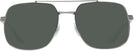 Aviator,Square Gunmetal Ray-Ban 3699 Progressive No Line Reading Sunglasses View #2