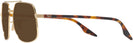 Aviator,Square Gold Ray-Ban 3699 Bifocal Reading Sunglasses View #3