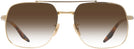 Aviator,Square Gold Ray-Ban 3699 w/ Gradient Progressive No Line Reading Sunglasses View #2