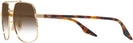 Aviator,Square Gold Ray-Ban 3699 w/ Gradient Progressive No Line Reading Sunglasses View #3