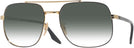 Aviator,Square Black On Gold Ray-Ban 3699 w/ Gradient Progressive No Line Reading Sunglasses View #1