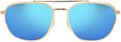 Aviator Gold Ray-Ban 3708 w/ Mirror Progressive No Line Reading Sunglasses View #2