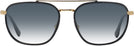 Aviator Black On Gold Ray-Ban 3708 View #2