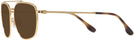 Aviator Gold Ray-Ban 3708 Progressive No Line Reading Sunglasses View #3