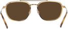Aviator Gold Ray-Ban 3708 Progressive No Line Reading Sunglasses View #4