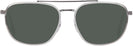 Aviator Gunmetal Ray-Ban 3708 Progressive No Line Reading Sunglasses View #2