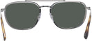 Aviator Gunmetal Ray-Ban 3708 Progressive No Line Reading Sunglasses View #4