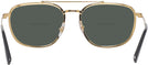 Aviator Black On Gold Ray-Ban 3708 Bifocal Reading Sunglasses View #4