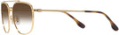 Aviator Gold Ray-Ban 3708 w/ Gradient Bifocal Reading Sunglasses View #3