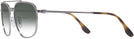 Aviator Gunmetal Ray-Ban 3708 w/ Gradient Bifocal Reading Sunglasses View #3