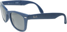 Wayfarer Blue Ray-Ban 4105 Sunglasses View #4