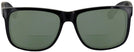 Wayfarer Black Ray-Ban 4165 Justin Classic Bifocal Reading Sunglasses View #2