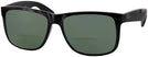Wayfarer Black Ray-Ban 4165 Justin Classic Bifocal Reading Sunglasses View #1