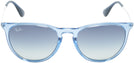 Round Trans Blue Ray-Ban 4171 View #2