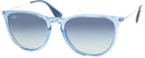 Round Trans Blue Ray-Ban 4171 View #1
