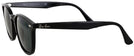 Square Black Ray-Ban 4258 Sunglasses View #3