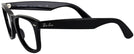 Wayfarer Shiny Black Ray-Ban 4340V Computer Style Progressive View #3