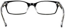 Rectangle Black on Transparent Ray-Ban 5150 Single Vision Full Frame View #4