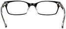 Rectangle Black on Transparent Ray-Ban 5150 Computer Style Progressive View #4