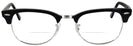 ClubMaster Shiny Black Ray-Ban 5154L Clubmaster Optics Bifocal View #2