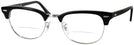 ClubMaster Shiny Black Ray-Ban 5154L Clubmaster Optics Bifocal View #1